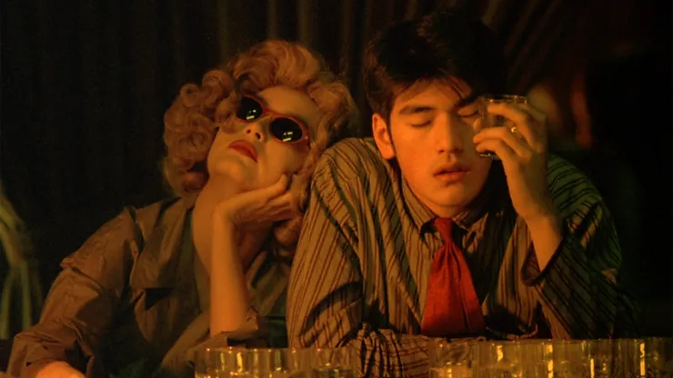 Takeshi Kaneshiro and Brigitte Lin in Chungking Express