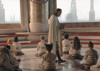 Lee Jung-jae as Master Sol in Lucasfilm's THE ACOLYTE, exclusively on Disney+. ©2024 Lucasfilm Ltd. TM. All Rights Reserved.