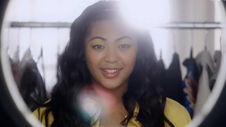 Cyrena Fiel as Tala in the CBC series Topline.