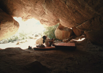 Film still from documentary Ashima