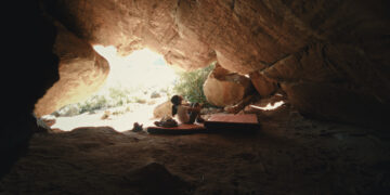 Film still from documentary Ashima