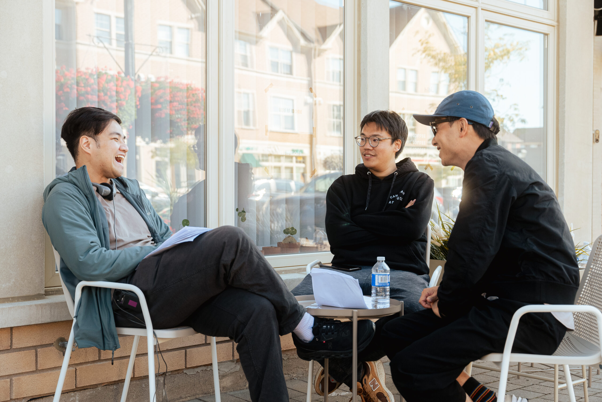 Kurt Yuen, Cyrus Lo and Trevor Choi are the co-directors of Fresh Off Markham.