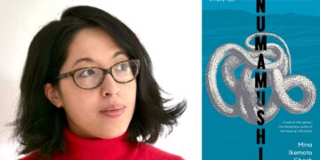 Author Mina Ikemoto Ghosh and her latest book Numamushi