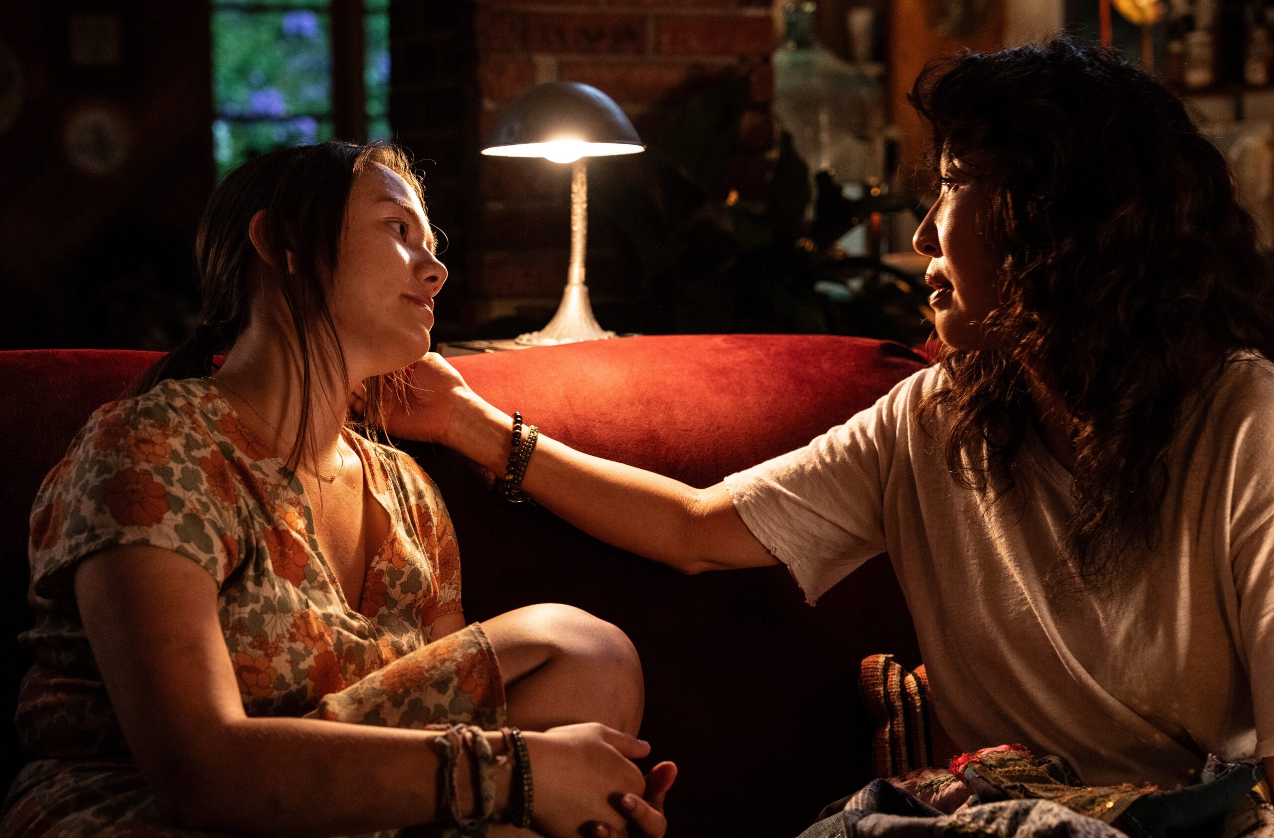 Keira Jang as Kiah and Sandra Oh as Ellie in Can I Get A Witness? by Ann Marie Fleming.