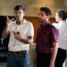 Director Roshan Sethi, Karan Soni as Naveen Gavaskar behind the scenes of A Nice Indian Boy