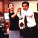 Kôji Yakusho as Shohei Sugiyama and Tamiyo Kusakari as Mai Kishikawa dancing in a dance class in Shall We Dance?