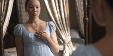 Yerin Ha as Sophie Baek in Season 4 of Bridgerton.