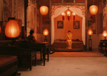 Film still from Raise the Red Lantern