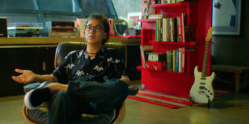 Ely Buendia in a still from Eraserheads: Combo on the Run