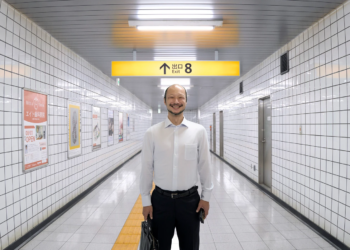 Yamato Kochi as The Walking Man in Exit 8