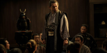 Masahiro Motoki as Lord Murashige Araki in The Samurai and the Prisoner.